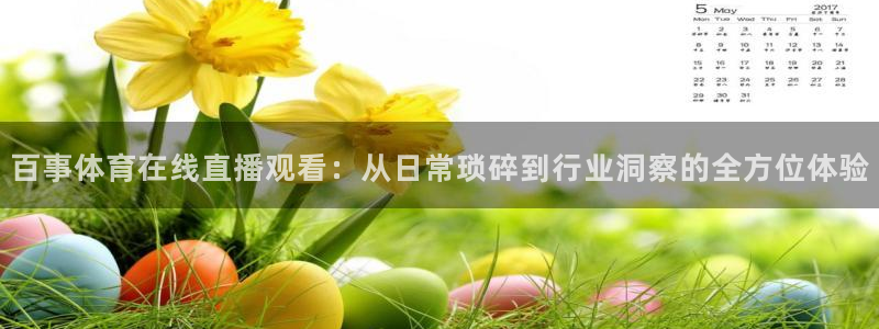 百事体育在线直播观看：从日常琐碎到行业洞察的全方位体验